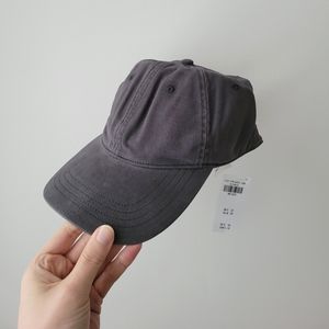 NWT abercrombie essential baseball hat, grey